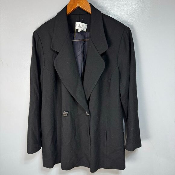 Vintage Lily & Taylor Women’s Plus Blazer Jacket sz 22W Career Formal # E841-K - Picture 3 of 7